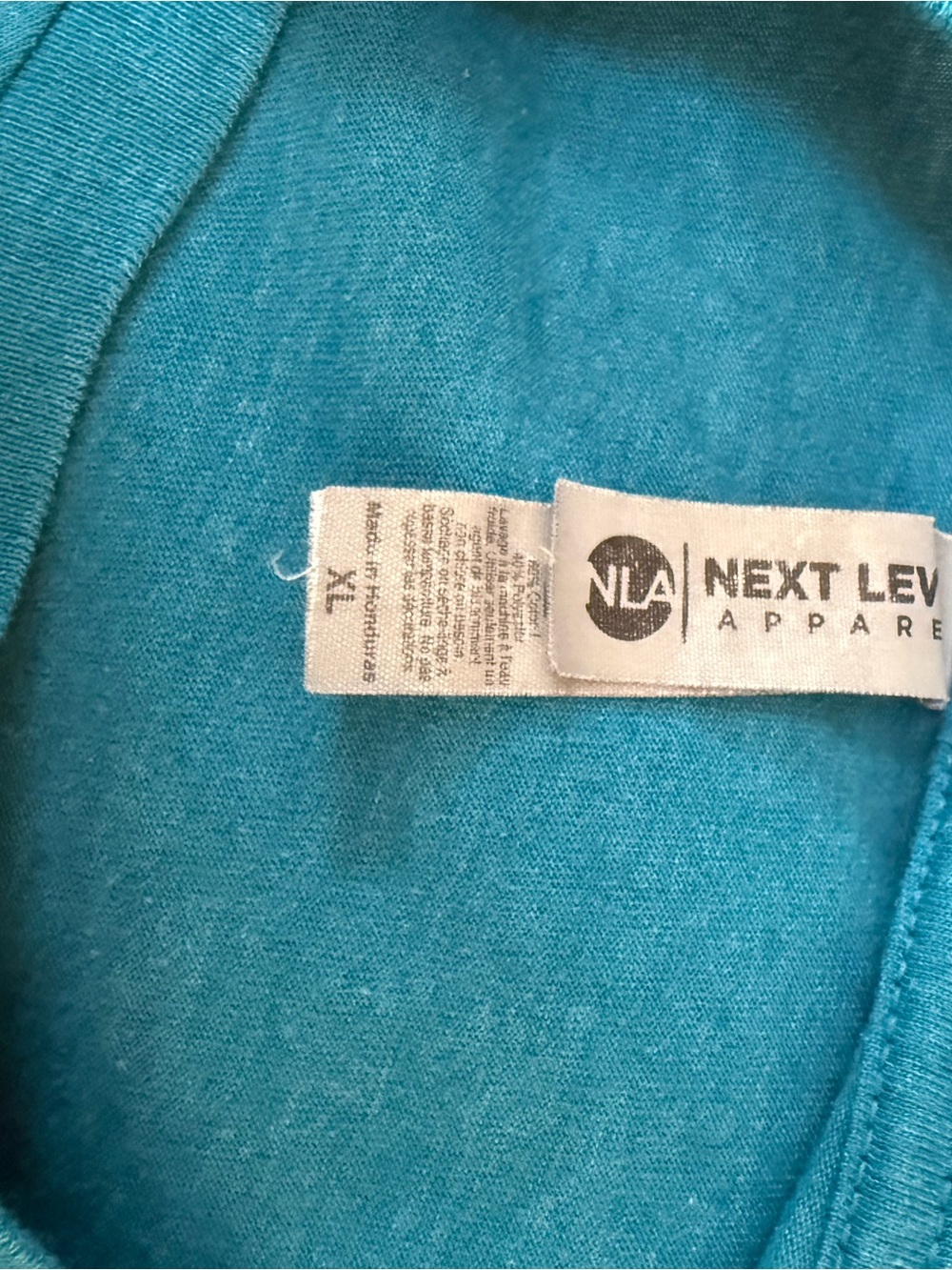 Next Level Apparel Teal Short Sleeve Tee - Picture 5 of 5